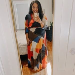 Plus size maxi dress